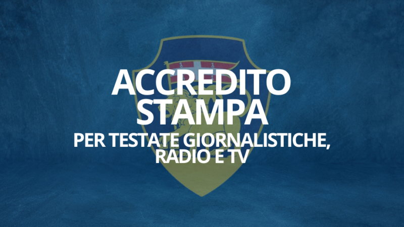 Accredito FC Viterbo: le procedure per Stampa, Radio e TV